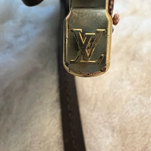 Authentic Louis Vuitton Damier Ebene Neverfull Pochette - Picture 5 of 8